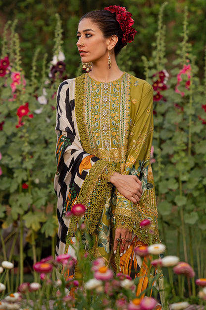 Tulsi- D#4 - Bad-e-Naubahar - Festive Lawn 2023 - Mohsin Naveed Ranjha - Shahana Collection UK - MNR Designer Studio in UK - Festive Eid 2023