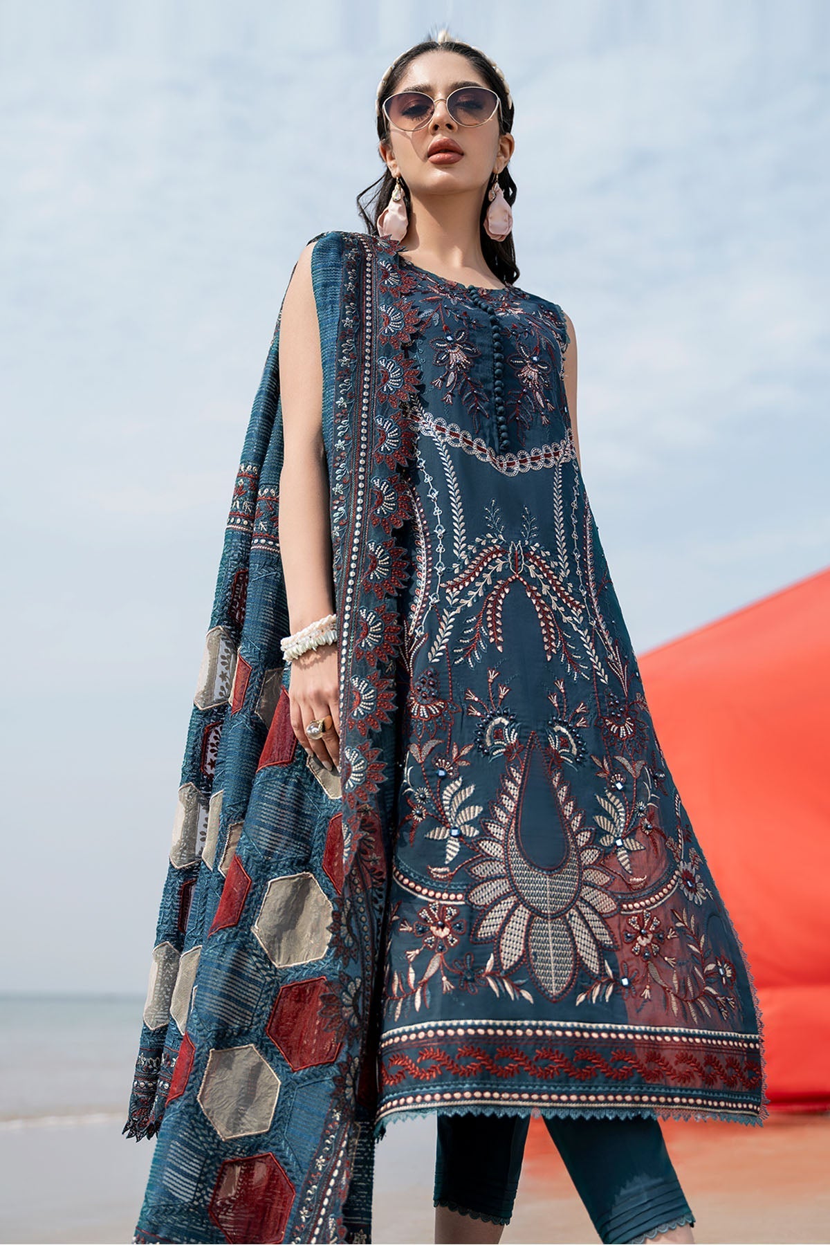 Rosemary - Tere Sang - Swiss Lawn - Nureh Summer Collection 2023 - Shahana Collection Uk
