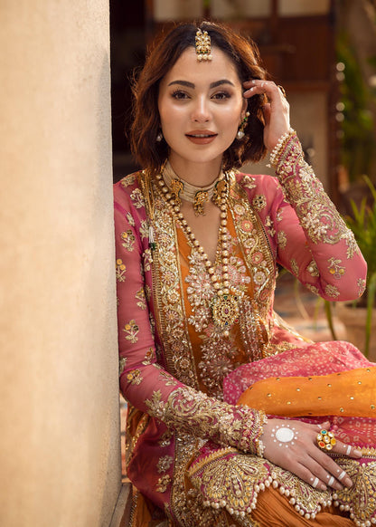 Mehndi Galore - Aik Jhalak Wedding Collection - Crimson - Mehndi Galore - Aik Jhalak Wedding Collection - Crimson - Shahana Collection