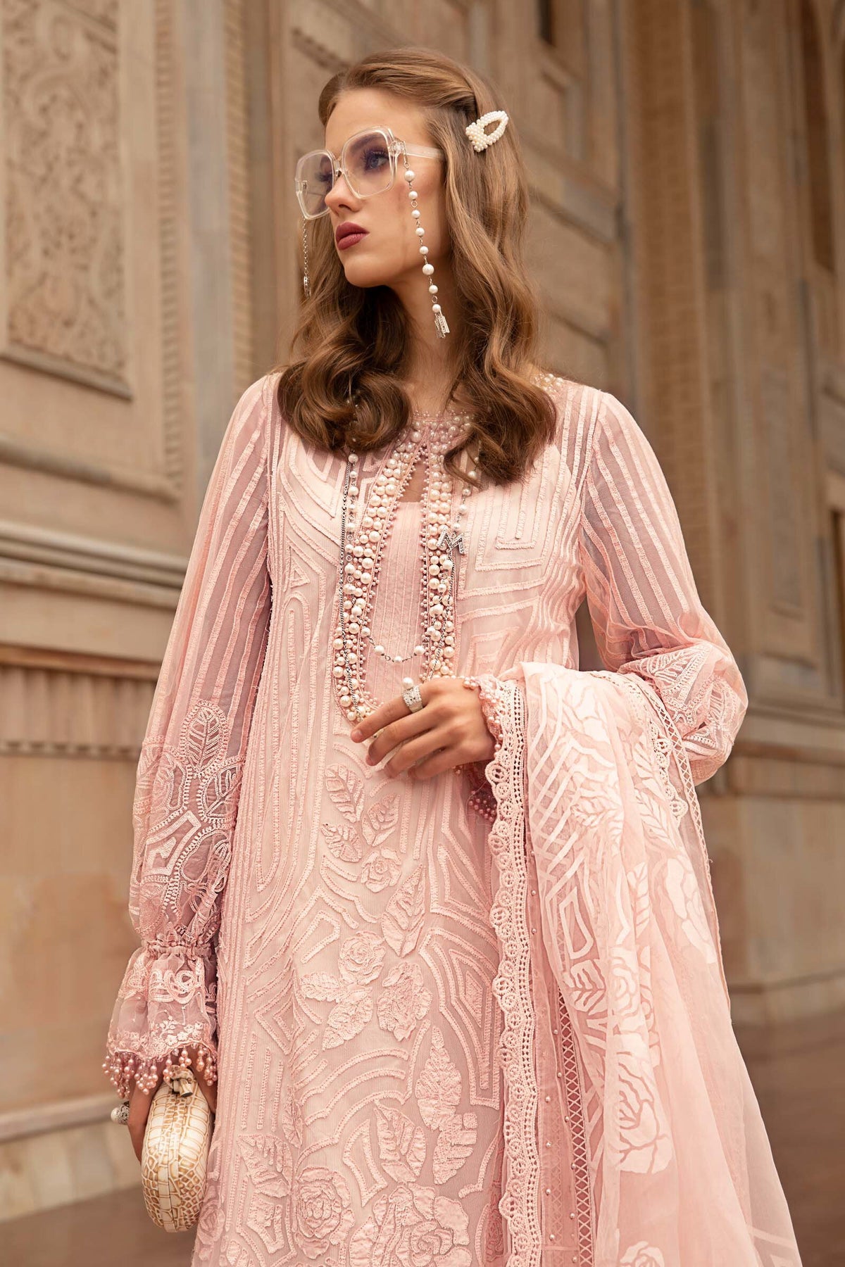 Maria.B Luxe Lawn - D-2306-A- Luxury Eid Lawn 2023 - Spring Summer 2023 - Shahana Collection UK