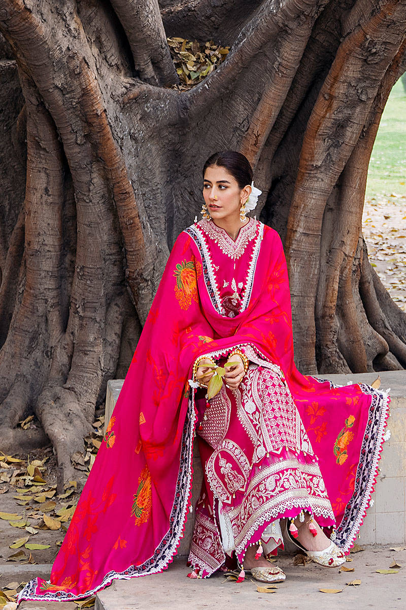 Gulabo - D#6 - Bad-e-Naubahar - Festive Lawn 2023 - Mohsin Naveed Ranjha - Shahana Collection UK - MNR Designer Studio in UK - Festive Eid 2023