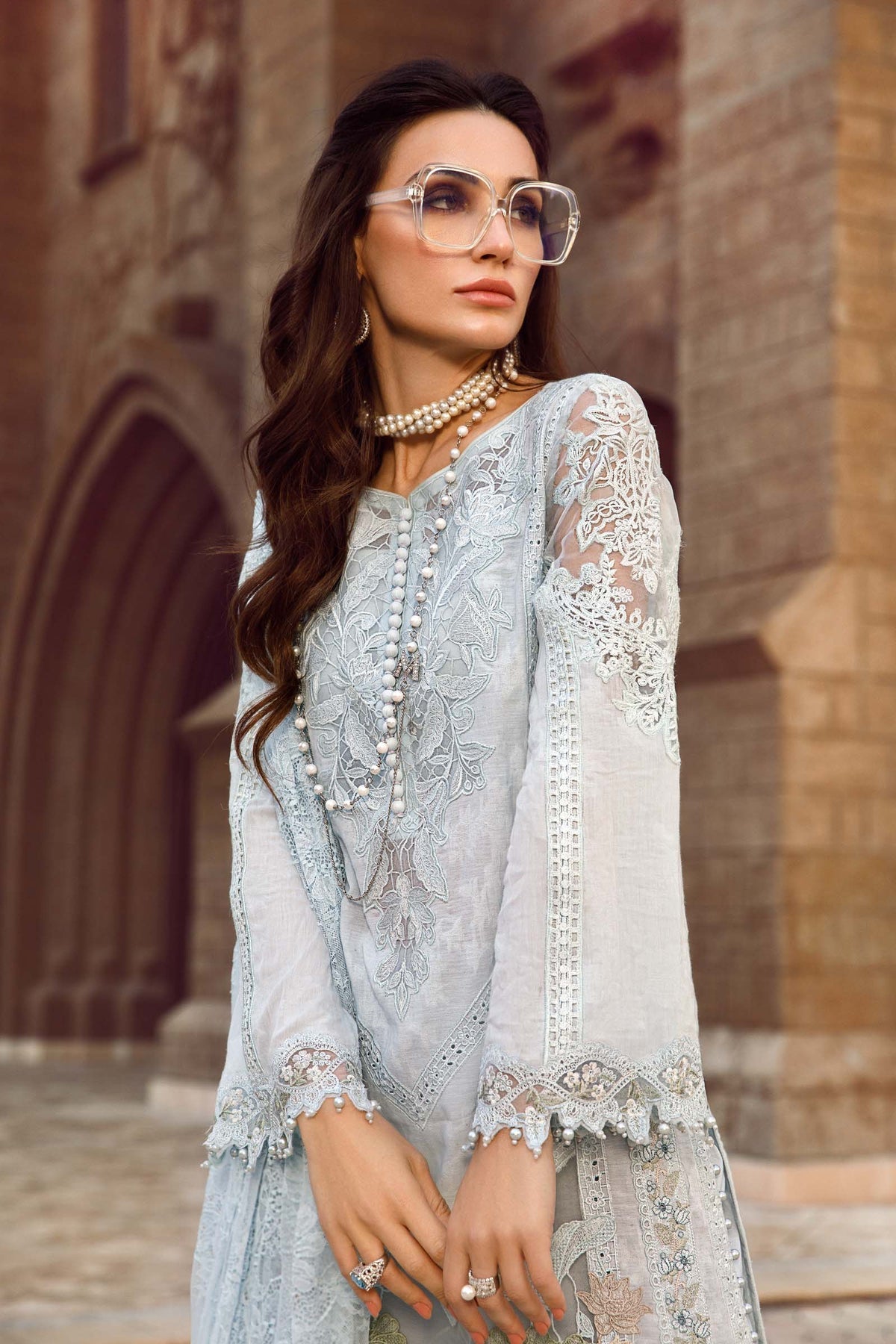  D-2307-A- Luxury Eid Lawn 2023 - Spring Summer 2023 - Shahana Collection UK