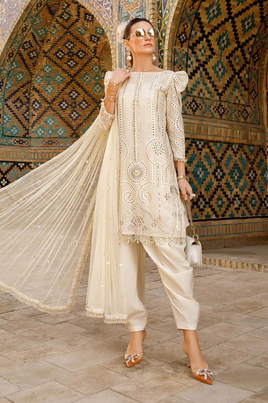 Maria.B Luxe Lawn - D-2308-A- Luxury Eid Lawn 2023 - Spring Summer 2023 - Shahana Collection UK