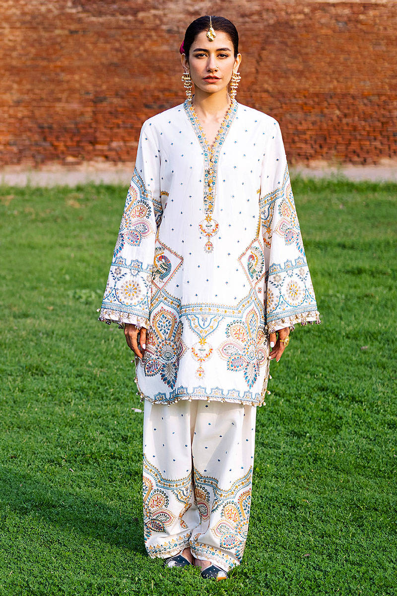 Suraj Mukhi- D#7 - Bad-e-Naubahar - Festive Lawn 2023 - Mohsin Naveed Ranjha - Shahana Collection UK - MNR Designer Studio in UK - Festive Eid 2023