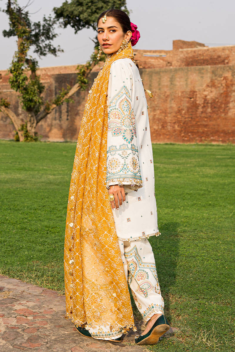 Suraj Mukhi- D#7 - Bad-e-Naubahar - Festive Lawn 2023 - Mohsin Naveed Ranjha - Shahana Collection UK - MNR Designer Studio in UK - Festive Eid 2023