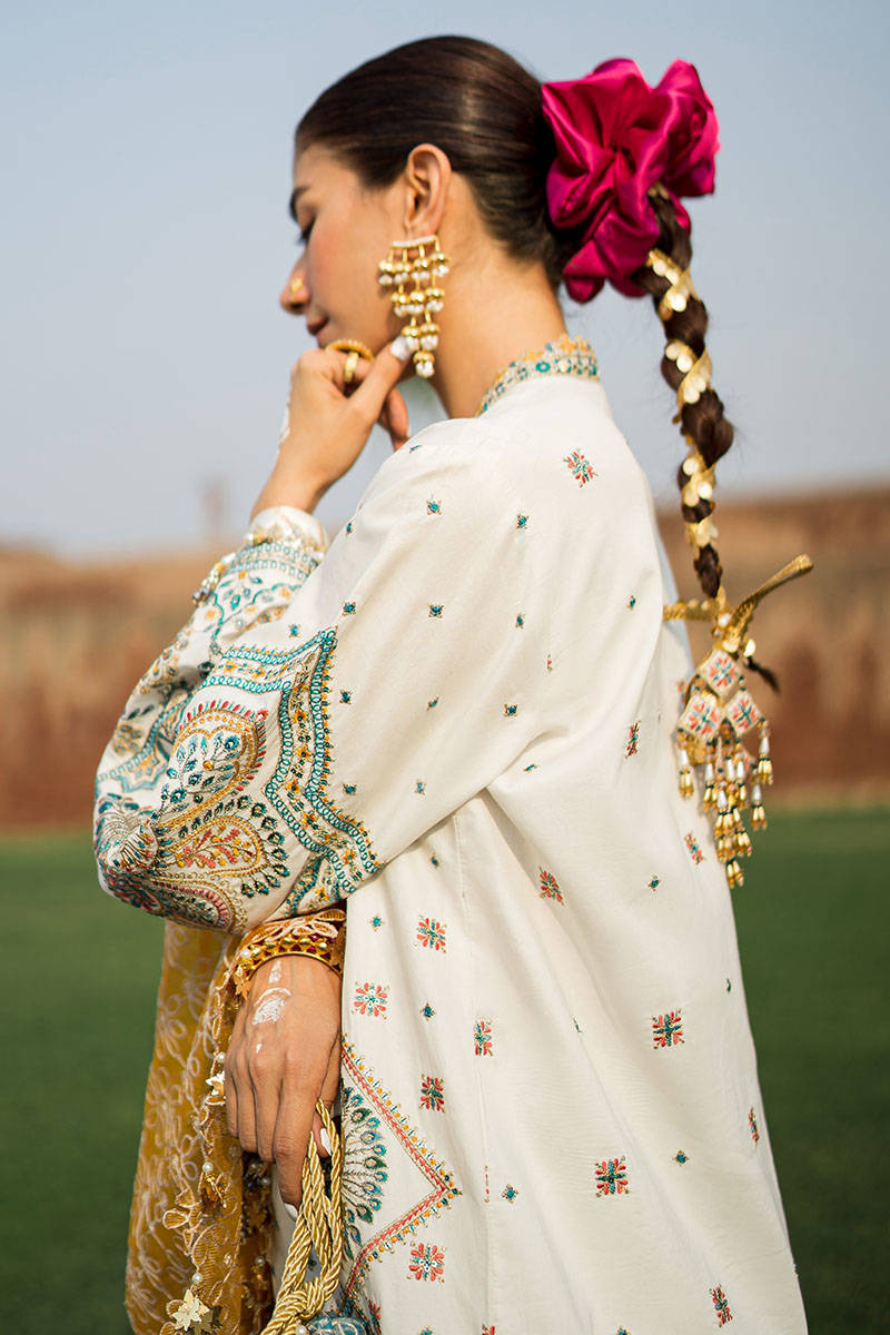 Suraj Mukhi- D#7 - Bad-e-Naubahar - Festive Lawn 2023 - Mohsin Naveed Ranjha - Shahana Collection UK - MNR Designer Studio in UK - Festive Eid 2023