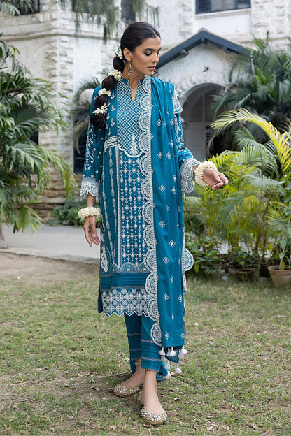 LED-0023 - Embroidered Lawn Collection 2023- Lakhany - Shahana Collection UK - Lakhanay in UK - Eid 2023