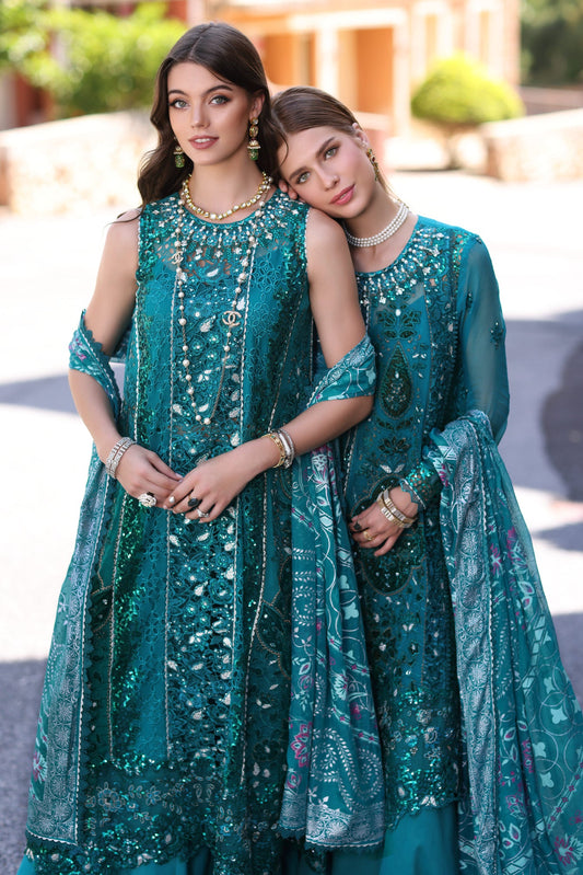 Buy Now, Zarish - Noor Chiffons 2023 - Saadia Asad - Wedding and Bridal Party Dresses - Shahana UK - Pakistani Bridal Dresses in UK