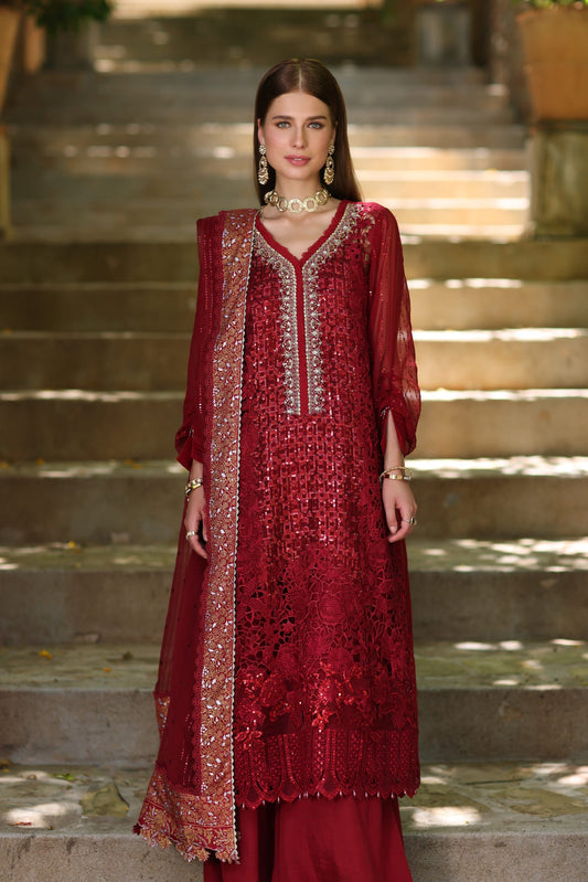 Buy Now, Sirena - Noor Chiffons 2023 - Saadia Asad - Wedding and Bridal Party Dresses - Shahana UK - Pakistani Bridal Dresses in UK