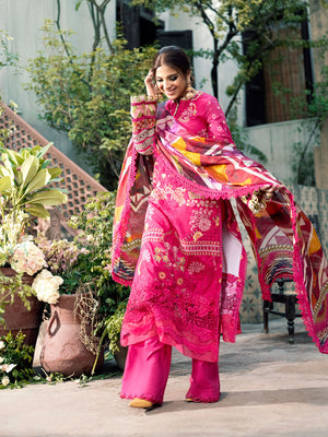 Amber - Maryam Hussain Luxury Lawn 2023 - Shahana Collection UK