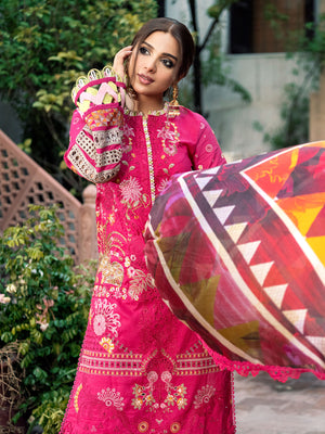 Amber - Maryam Hussain Luxury Lawn 2023 - Shahana Collection UK