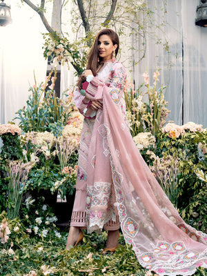  Bloom - Maryam Hussain Luxury Lawn 2023 - Shahana Collection UK