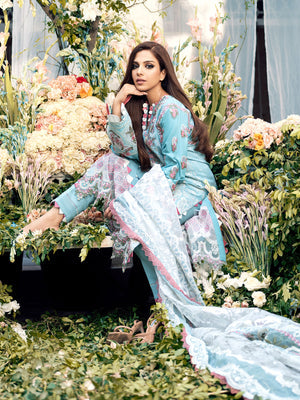 Crystal - Maryam Hussain Luxury Lawn 2023 - Shahana Collection UK