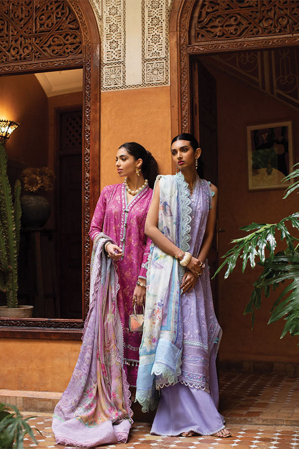 FTA - 04 - Zat Lavender - Kesh - Lawn Collection'23 - Farah Talib Aziz - Shahana Collection UK