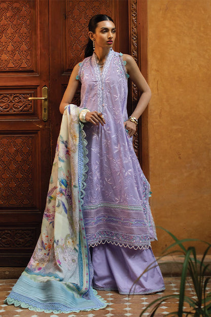 FTA - 04 - Zat Lavender - Kesh - Lawn Collection'23 - Farah Talib Aziz - Shahana Collection UK