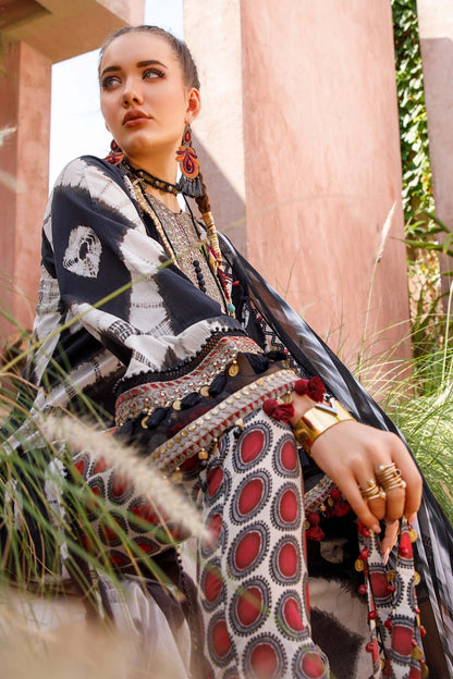  Maria. B - Mprints - Spring Summer 2023 - MP - 02 B - Summer Lawn Collection - Pakistani Lawn Brands - Shahana Collection Uk