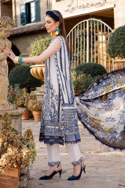 Maria. B - Mprints - Spring Summer 2023 - MP - 05 B - Summer Lawn Collection - Pakistani Lawn Brands - Shahana Collection Uk