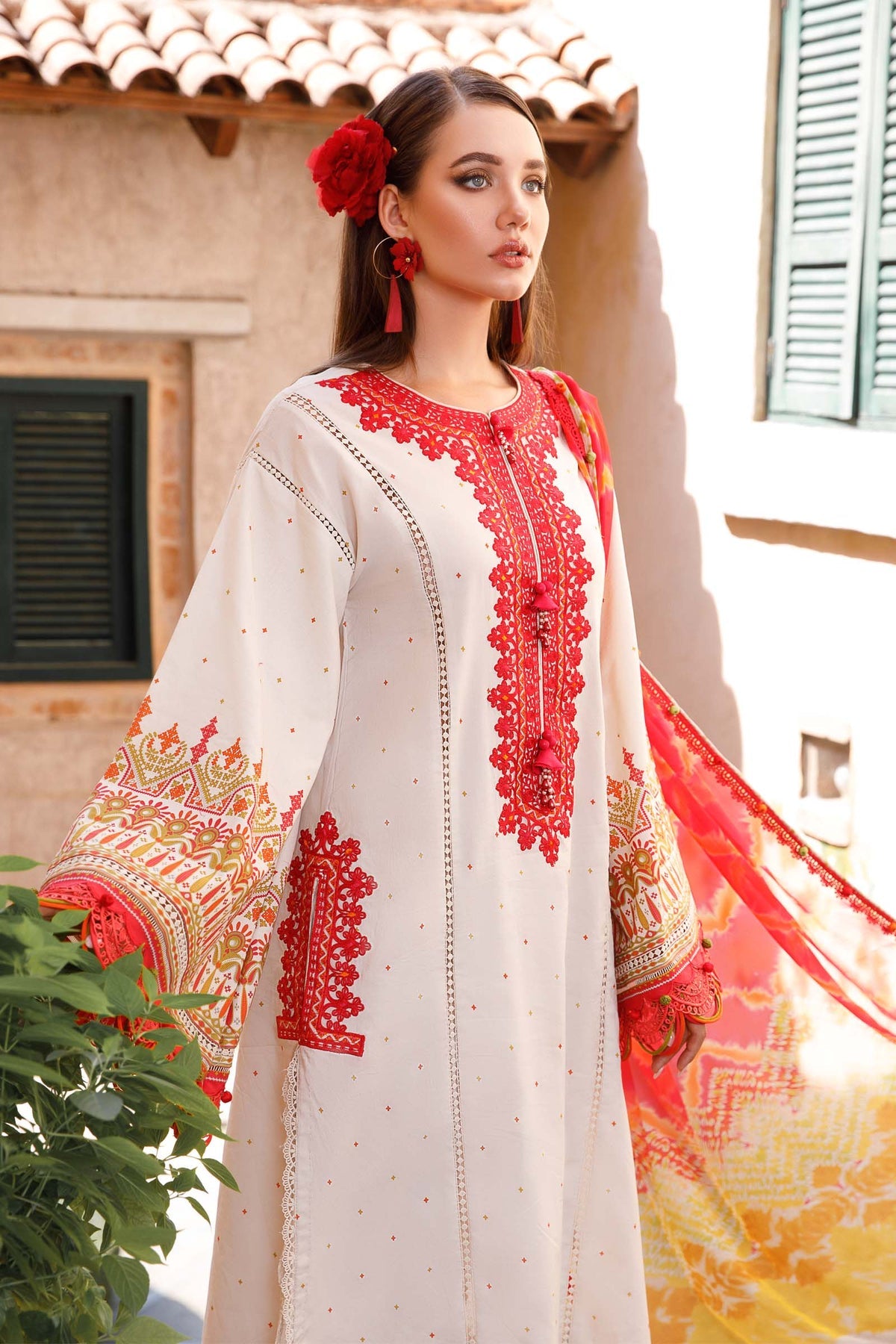 Maria. B - Mprints - Spring Summer 2023 - MP - 06 A - Summer Lawn Collection - Pakistani Lawn Brands - Shahana Collection Uk