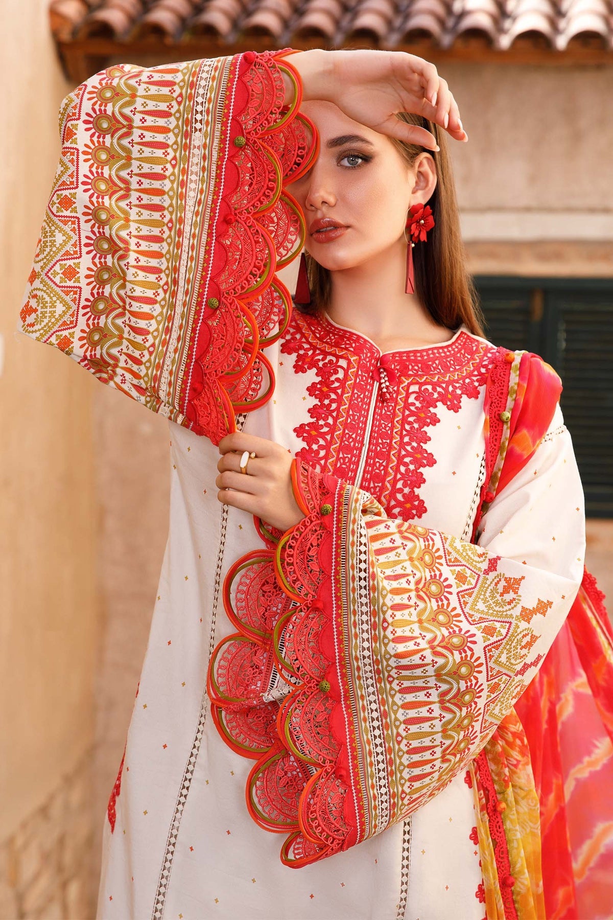Maria. B - Mprints - Spring Summer 2023 - MP - 06 A - Summer Lawn Collection - Pakistani Lawn Brands - Shahana Collection Uk