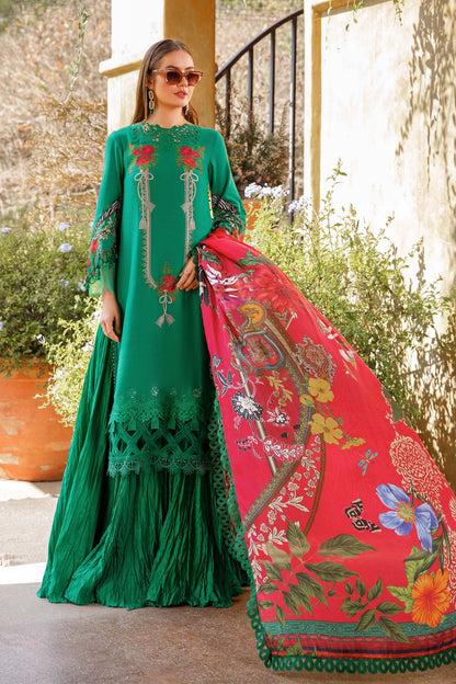 Maria. B - Mprints - Spring Summer 2023 - MP - 07 A - Summer Lawn Collection - Pakistani Lawn Brands - Shahana Collection Uk