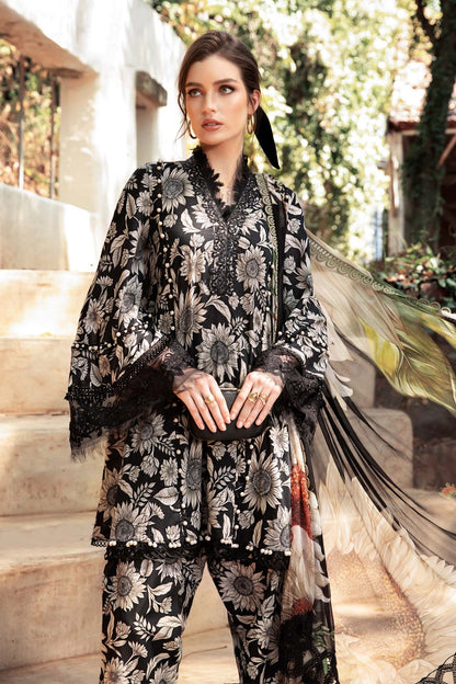  Maria. B - Mprints - Spring Summer 2023 - MPT - 9 B - Summer Lawn Collection - Pakistani Lawn Brands - Shahana Collection Uk