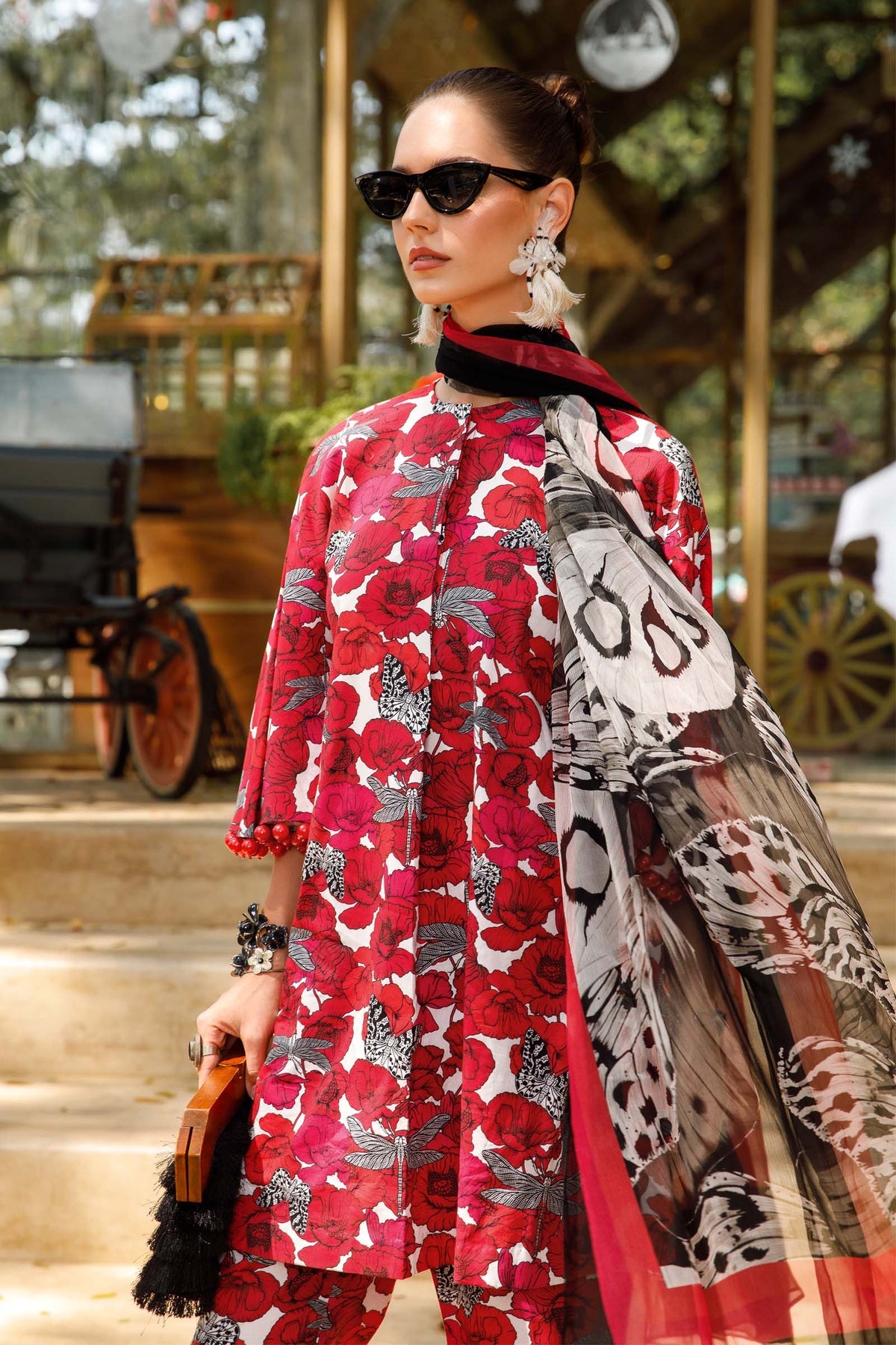 Maria. B - Mprints - Spring Summer 2023 - MP - 10 A - Summer Lawn Collection - Pakistani Lawn Brands - Shahana Collection Uk