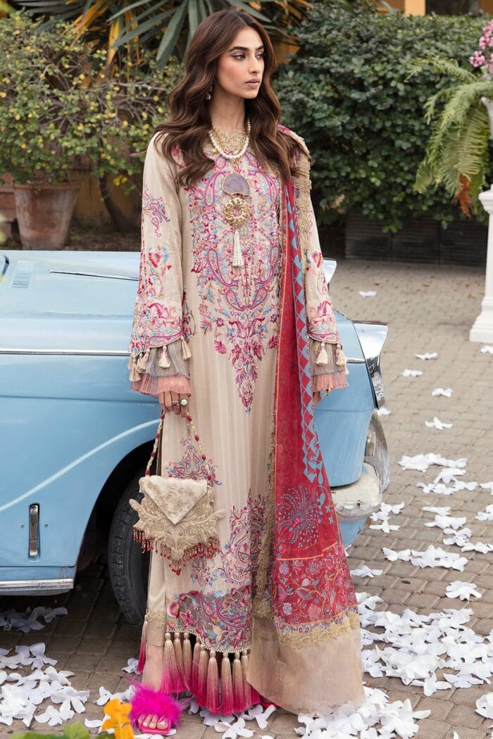 Divine Light - "The Grand Celebration" - Luxury Lawn'23 - Nilofer Shahid - Shahana Collection UK