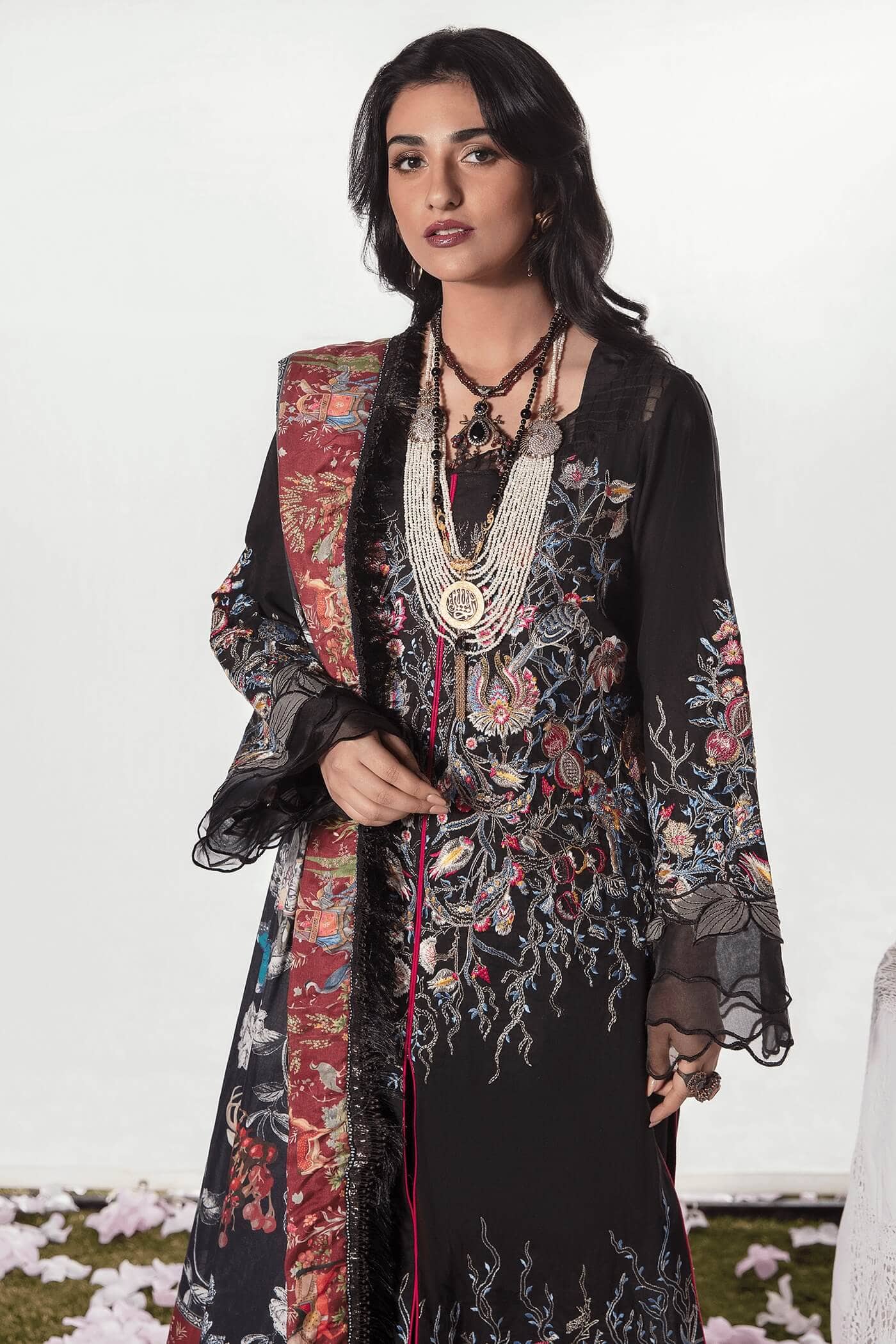 Enchanted - "The Grand Celebration" - Luxury Lawn'23 - Nilofer Shahid - Shahana Collection UK