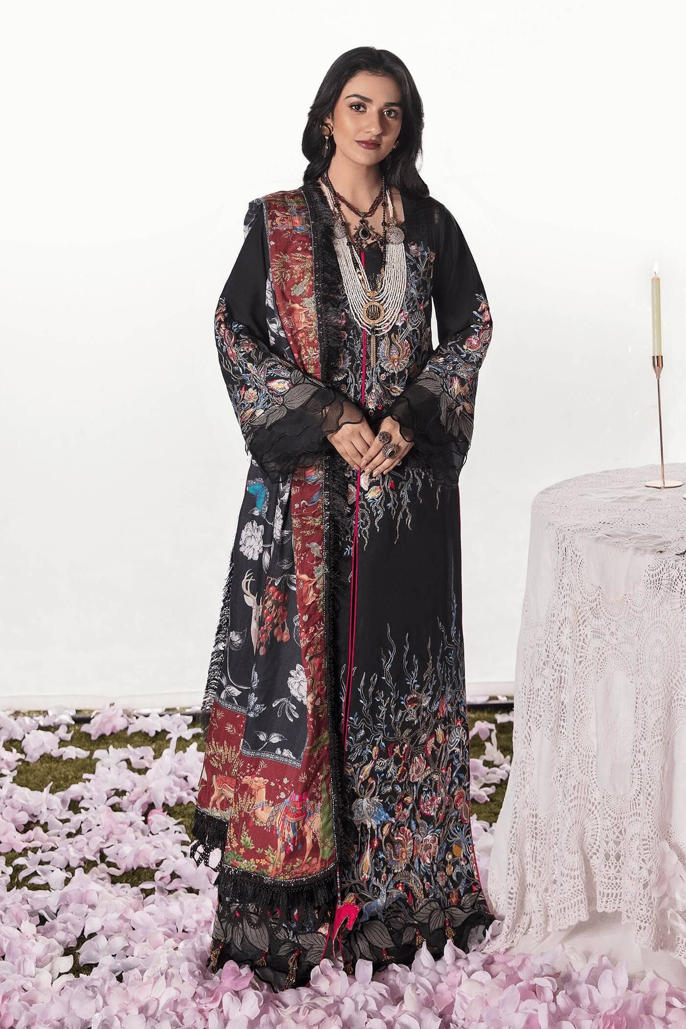 Enchanted - "The Grand Celebration" - Luxury Lawn'23 - Nilofer Shahid - Shahana Collection UK