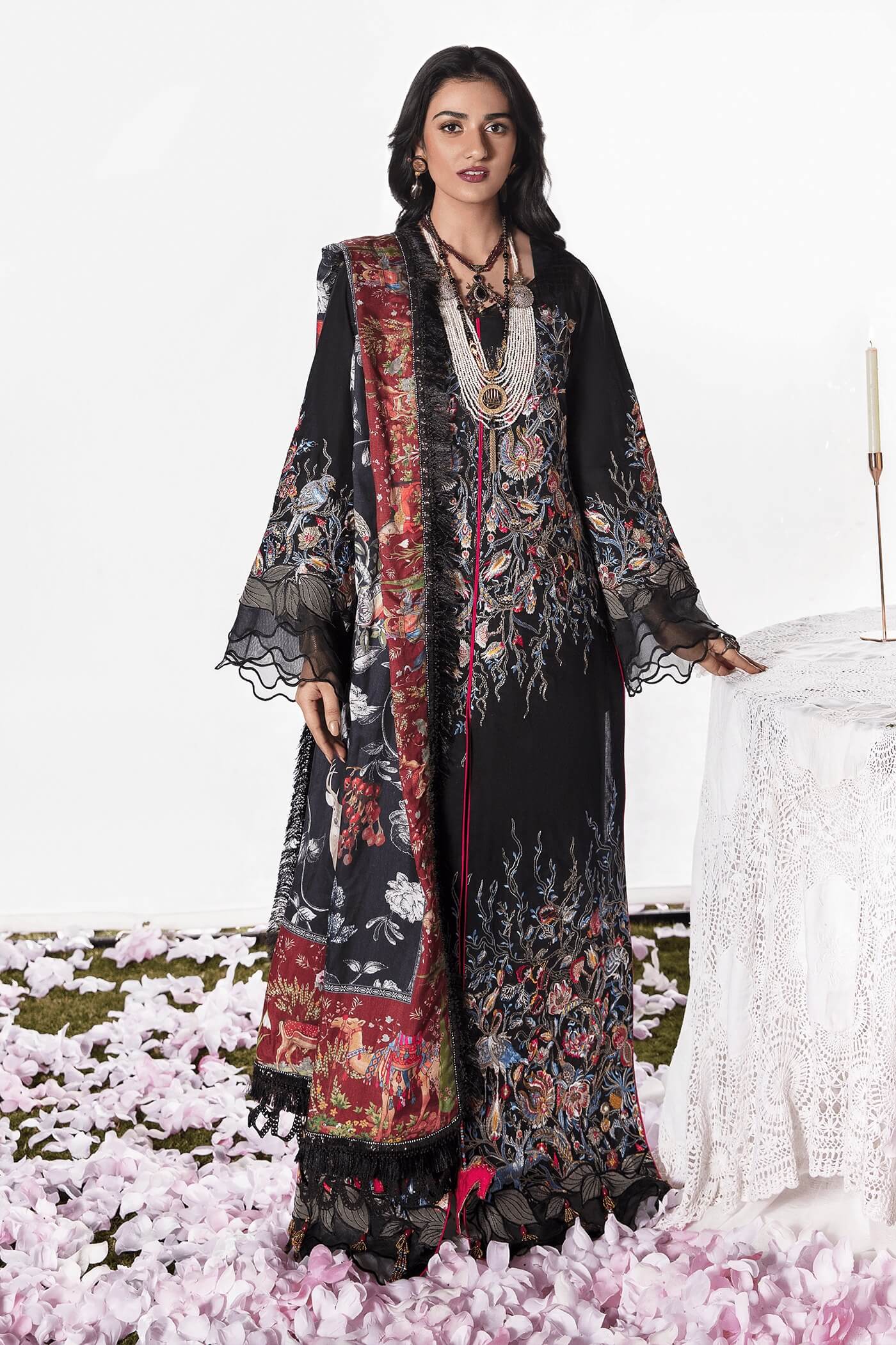 Enchanted - "The Grand Celebration" - Luxury Lawn'23 - Nilofer Shahid - Shahana Collection UK