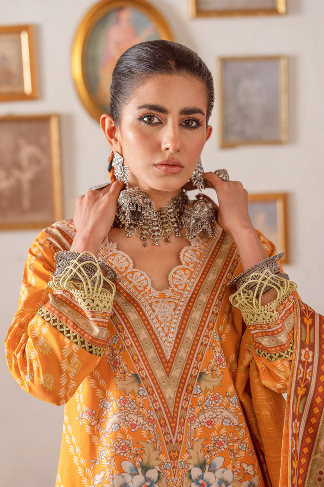  Kantha -SKL-04 - Kinaar Lawn Collection 2023 - Shiza Hassan - Shahana Collection UK - Shiza Hassan in UK - Eid 2023