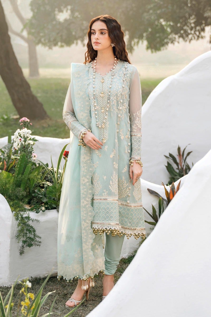  KU M231-001B-CH - Sana Safinaz - Muzlin Vol 1 - Spring Summer - Shahana Collection Uk 