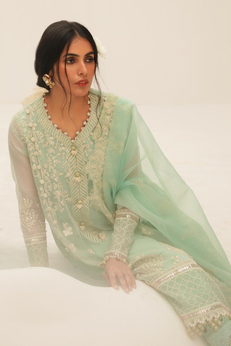  KU M231-001B-CH - Sana Safinaz - Muzlin Vol 1 - Spring Summer - Shahana Collection Uk 