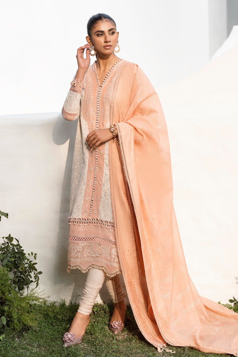 KU M231-002A-CH - Sana Safinaz - Muzlin Vol 1 - Spring Summer - Shahana Collection Uk 