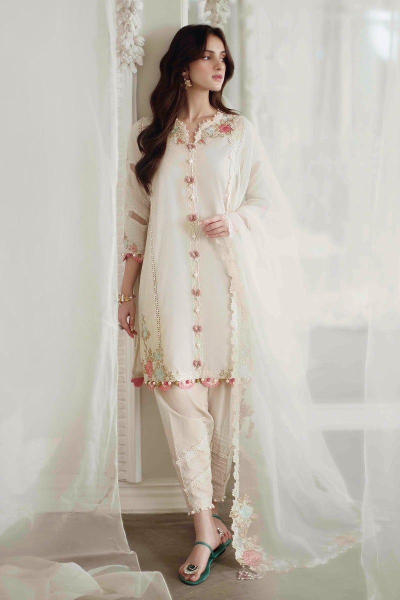 KU M231-004A-CH - Sana Safinaz - Muzlin Vol 1 - Spring Summer - Shahana Collection Uk 