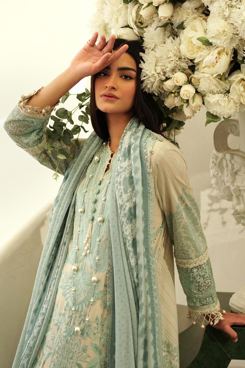  KU M231-005A-CH - Sana Safinaz - Muzlin Vol 1 - Spring Summer - Shahana Collection Uk 