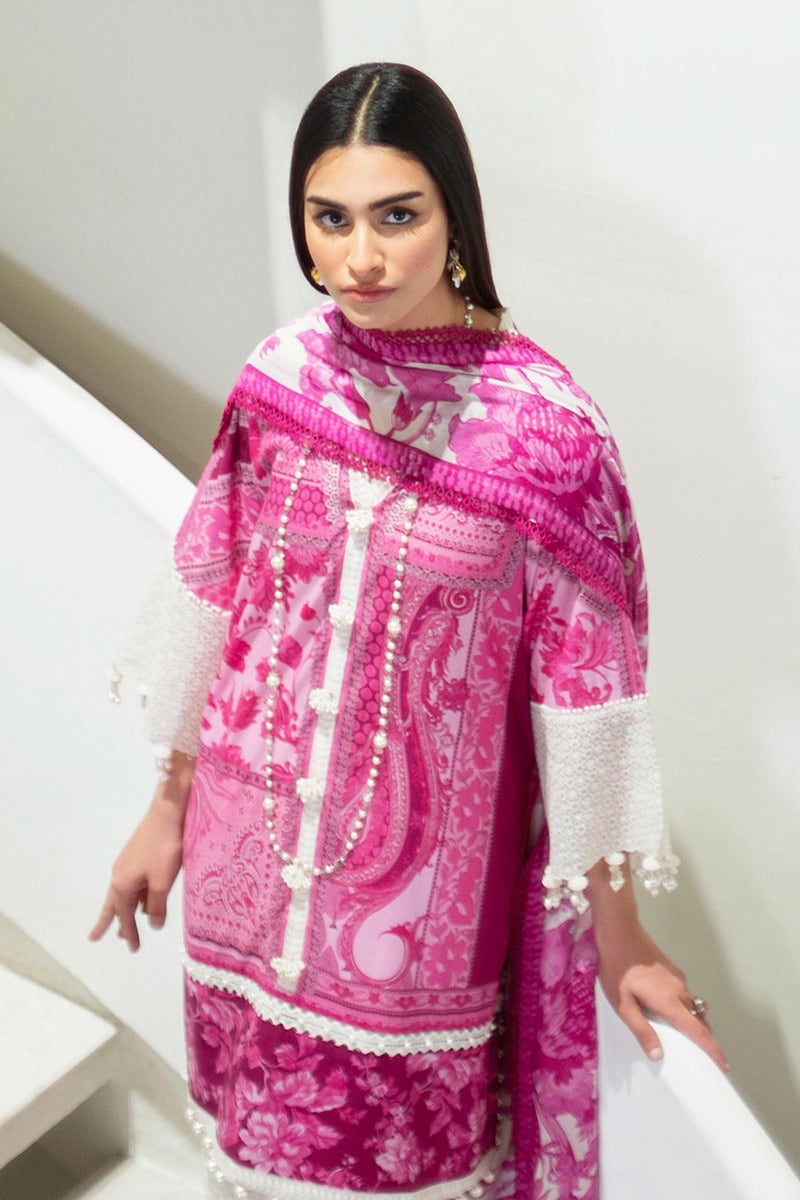 KU M231-011A-CH - Sana Safinaz - Muzlin Vol 1 - Spring Summer - Shahana Collection Uk 