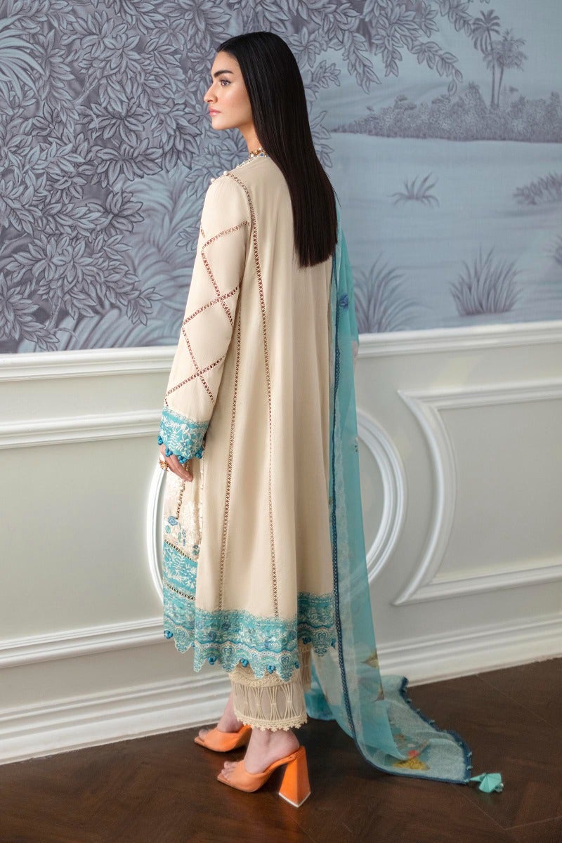 KU M231-016A-CH - Sana Safinaz - Muzlin Vol 1 - Spring Summer - Shahana Collection Uk 