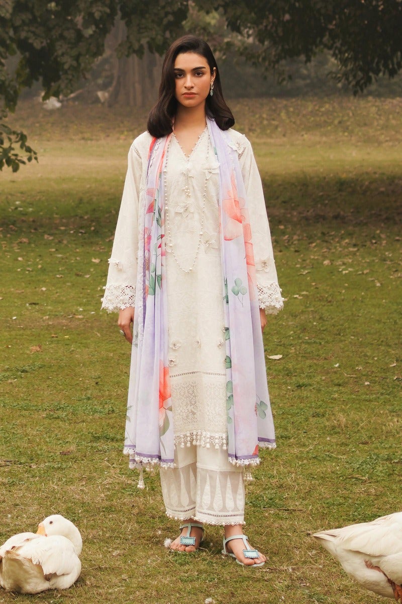 KU M231-017B-CH - Sana Safinaz - Muzlin Vol 1 - Spring Summer - Shahana Collection Uk 