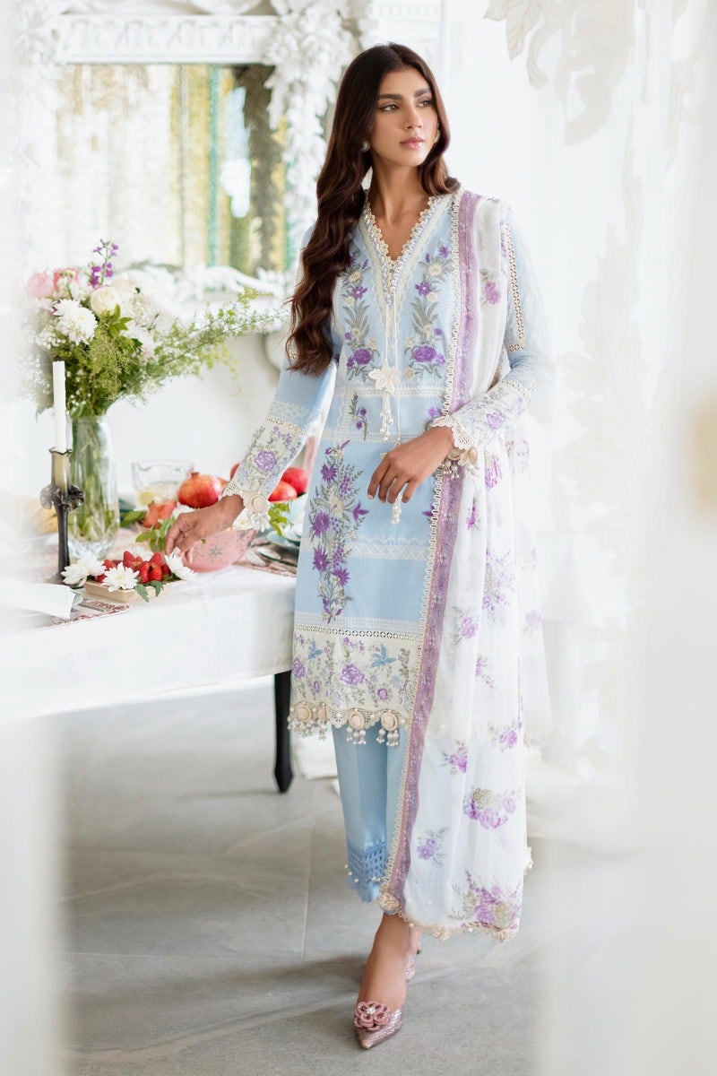  KU M231-018A-CH - Sana Safinaz - Muzlin Vol 1 - Spring Summer - Shahana Collection Uk 