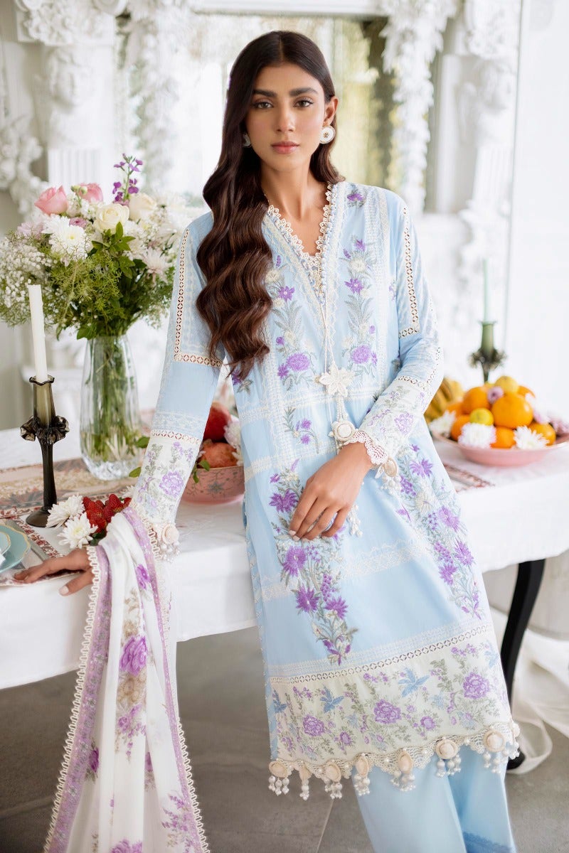  KU M231-018A-CH - Sana Safinaz - Muzlin Vol 1 - Spring Summer - Shahana Collection Uk 