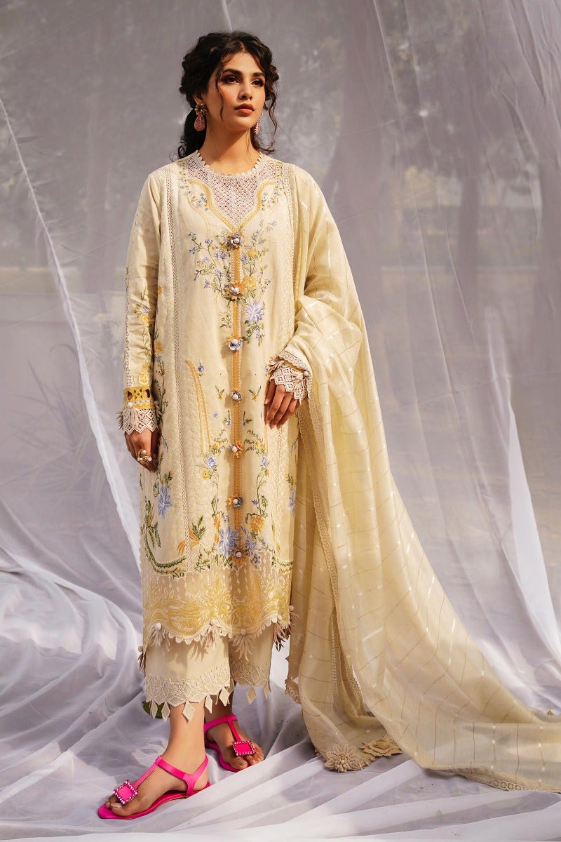 KU M231-021B-CH - Sana Safinaz - Muzlin Vol 1 - Spring Summer - Shahana Collection Uk 