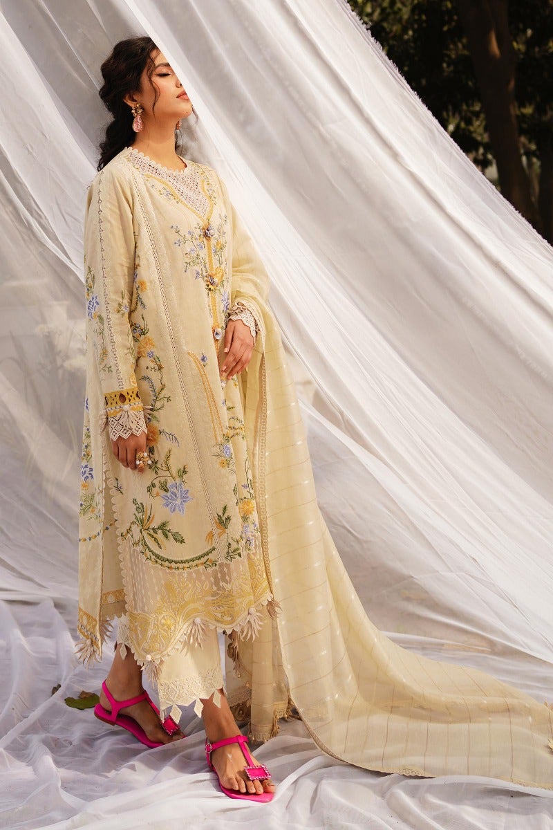 KU M231-021B-CH - Sana Safinaz - Muzlin Vol 1 - Spring Summer - Shahana Collection Uk 