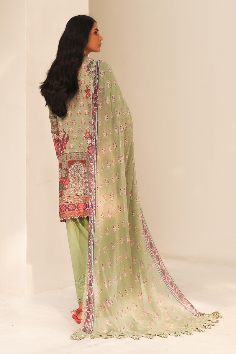 KU M231-027B-CH - Sana Safinaz - Muzlin Vol 1 - Spring Summer - Shahana Collection Uk 