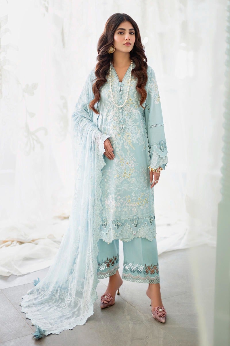 KU M231-030B-CH - Sana Safinaz - Muzlin Vol 1 - Spring Summer - Shahana Collection Uk 