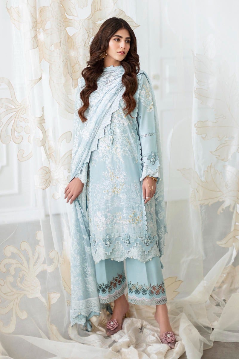 KU M231-030B-CH - Sana Safinaz - Muzlin Vol 1 - Spring Summer - Shahana Collection Uk 