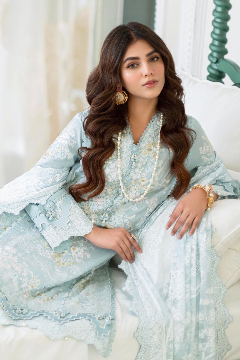 KU M231-030B-CH - Sana Safinaz - Muzlin Vol 1 - Spring Summer - Shahana Collection Uk 