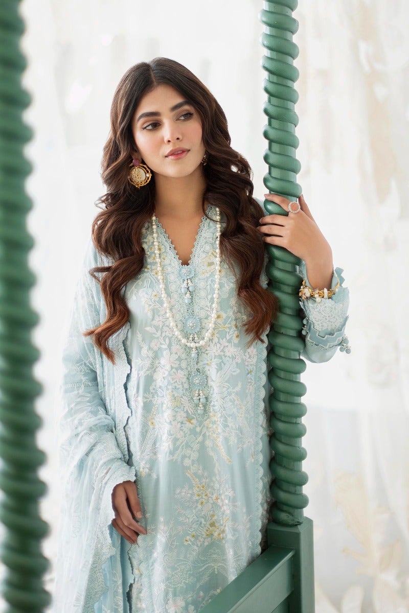 KU M231-030B-CH - Sana Safinaz - Muzlin Vol 1 - Spring Summer - Shahana Collection Uk 