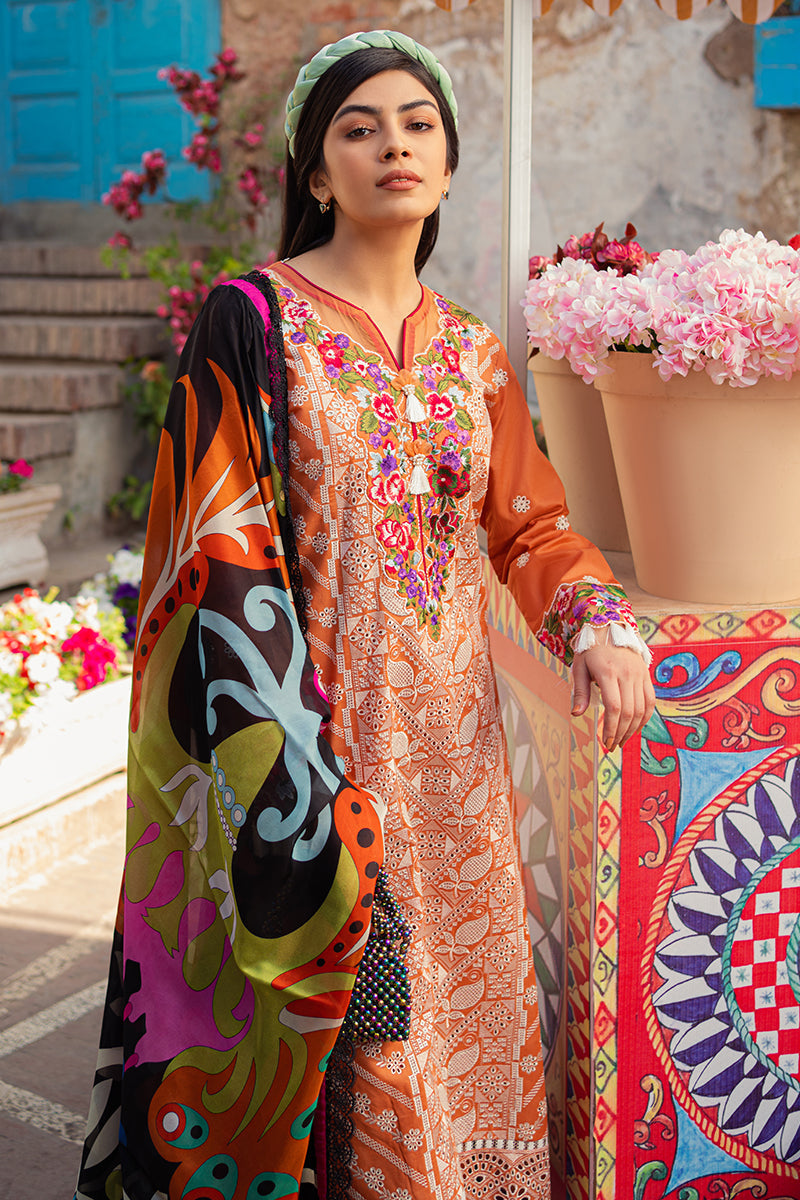 Vivana -Hemline Tesoro - Spring Summer'23 - Mushq - Shahana Collection UK - Eid 2023 - Spring Summer Lawn